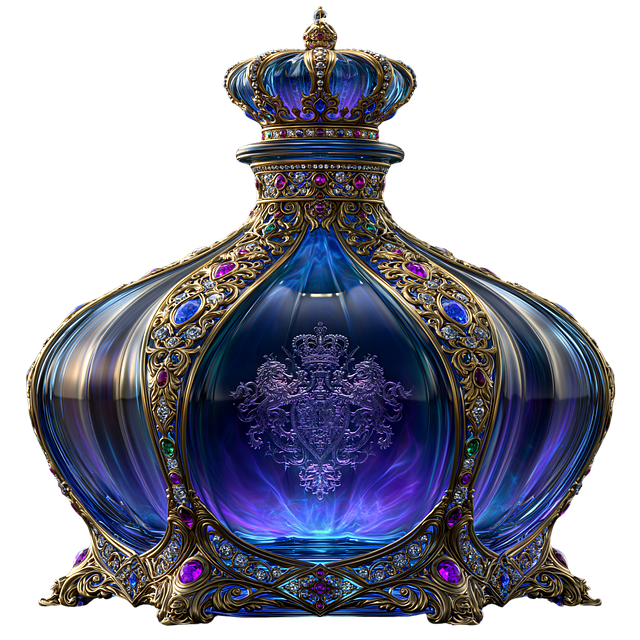Free magic bottle luxury design royal elixir illustration