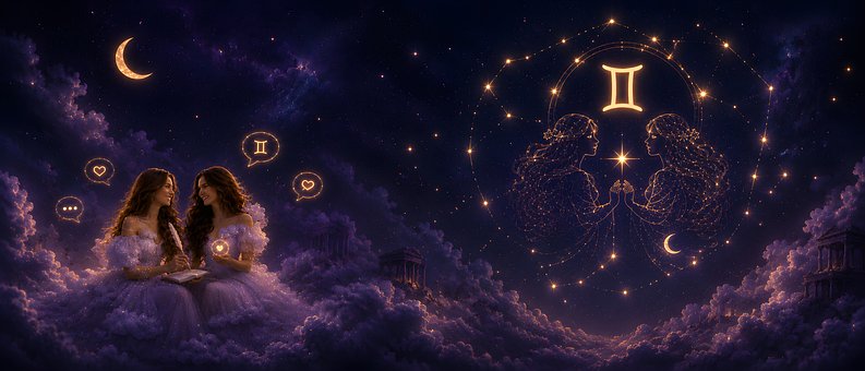 Free Gemini Astrology illustration and picture