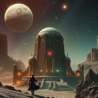 Free Futuristic Space illustration and picture