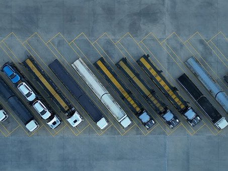 Free Parking Lot Aerial View photo and picture
