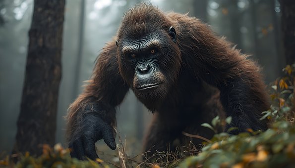 Free Sasquatch Cryptid illustration and picture