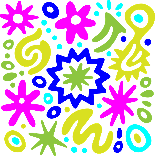 Abstrato, Boho, Colorido, Forma, Folhas