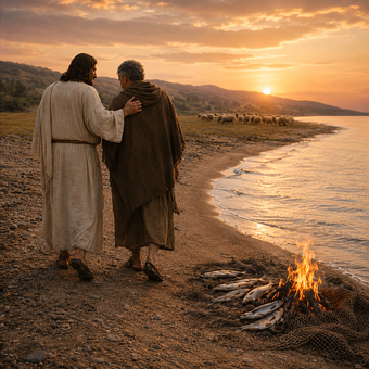 Jesus, Pedro, Ovelhas, Galileia