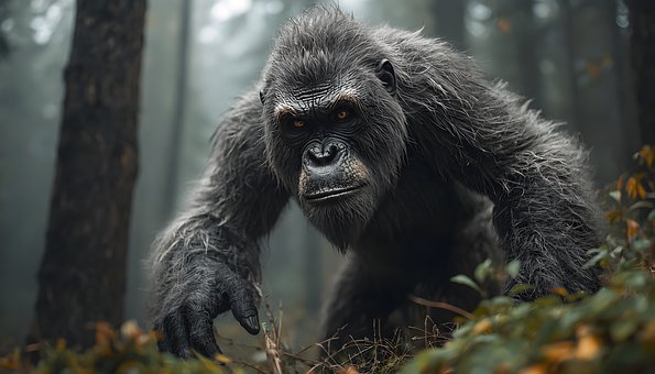 Free Sasquatch Creature illustration and picture