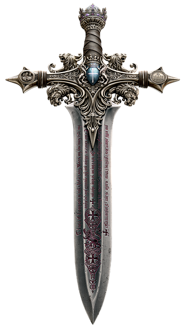 Free sword knight templar medieval illustration