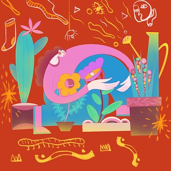 Abstracto, Ilustración, Dibujo
