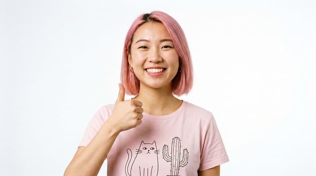 Free Woman Pink Hair photo and picture