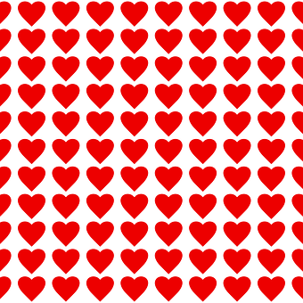 Free Hearts Pattern vector and picture