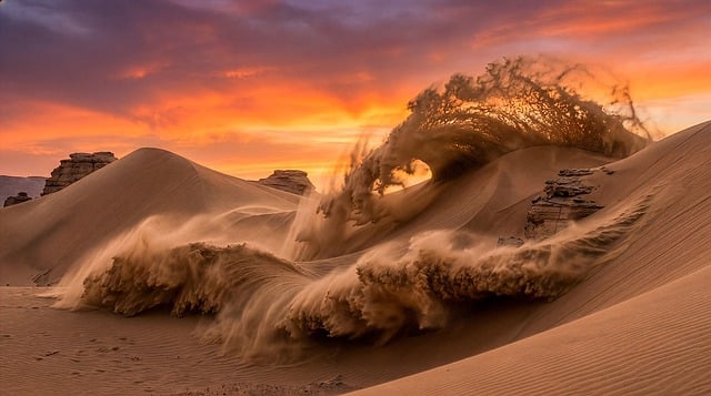 Free desert nature sand illustration