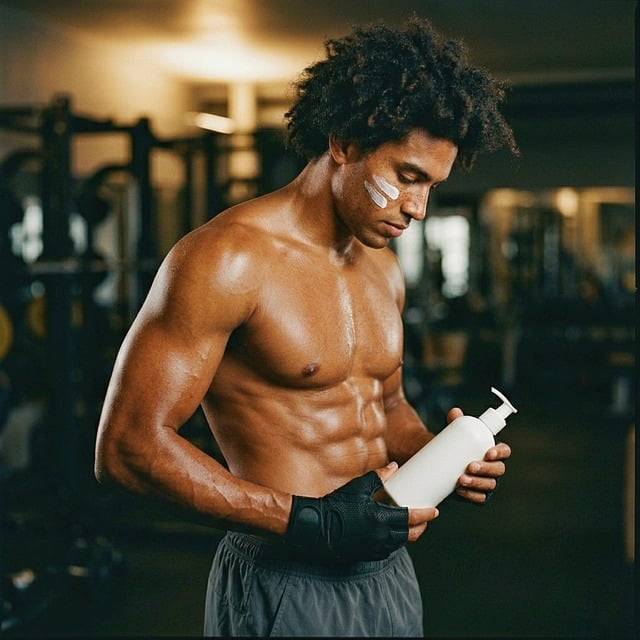 Free fitness gym skincare illustration
