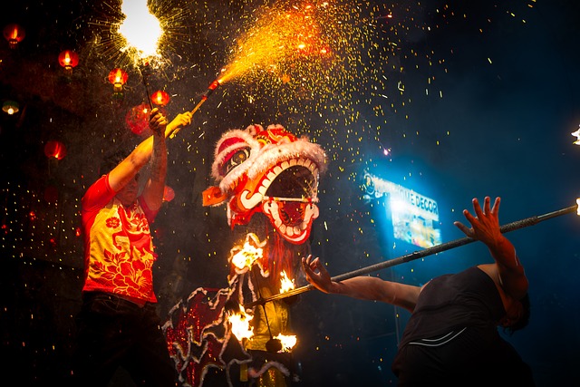 Festival, Dračí Tanec, Ohňostroj