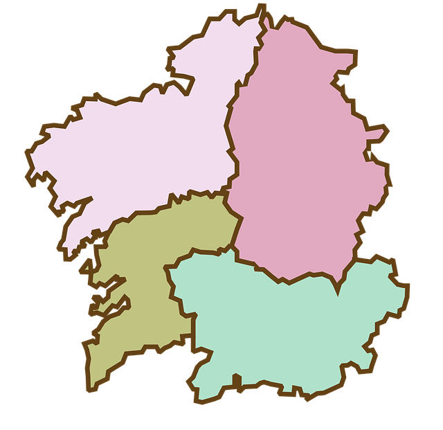 Free map galicia lugo illustration