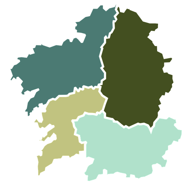 Free galicia map spain vector