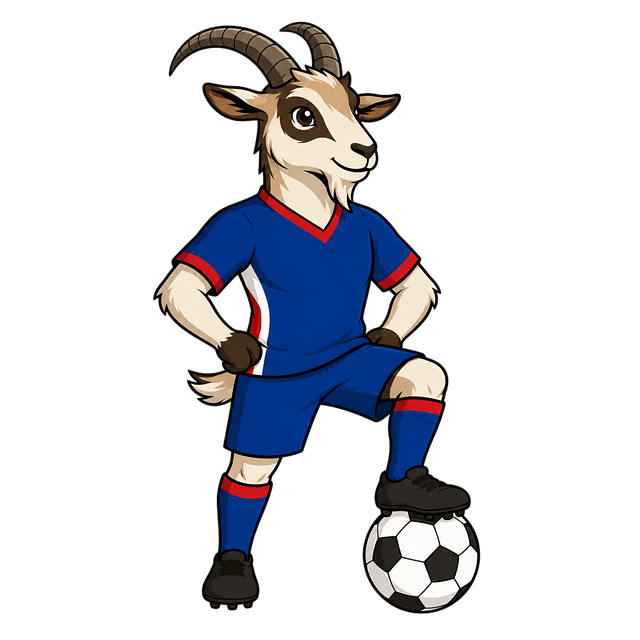 Free mascot goat football vector