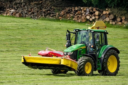 Tractor, Weide, Oogst, Natuurlijk, Gras