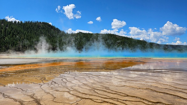 Free Yellowstone Geyser photo and picture