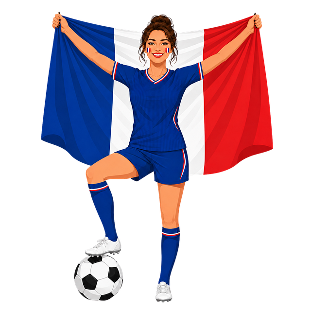 Free france football world cup vector
