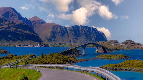 Free Bridge Fjord photo and picture