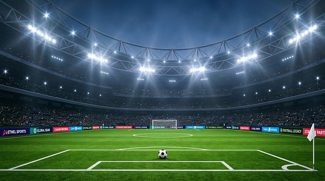 Free football stadium grass illustration