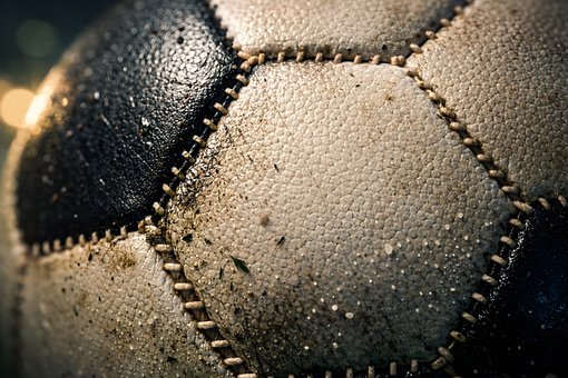 Fotbal, Míč, Vzorek, Textura, Makro