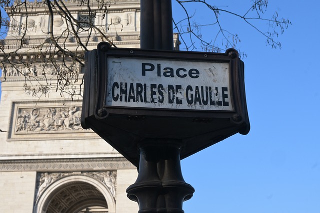 Paris, Frankrig, Plads, Skilt