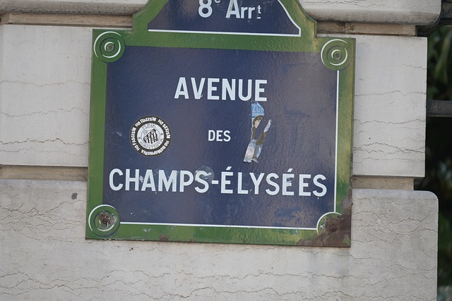 Gade, Skilt, Turisme, Paris, Frankrig