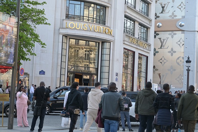 Louis Vuitton, Paris, Frankrig, Butik