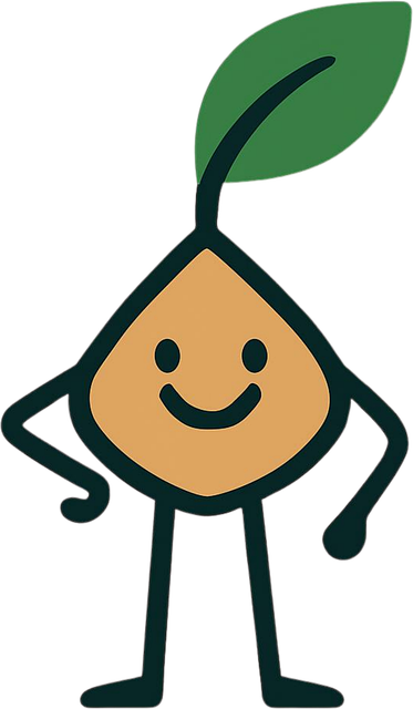 Free ai generated seed mascot vector