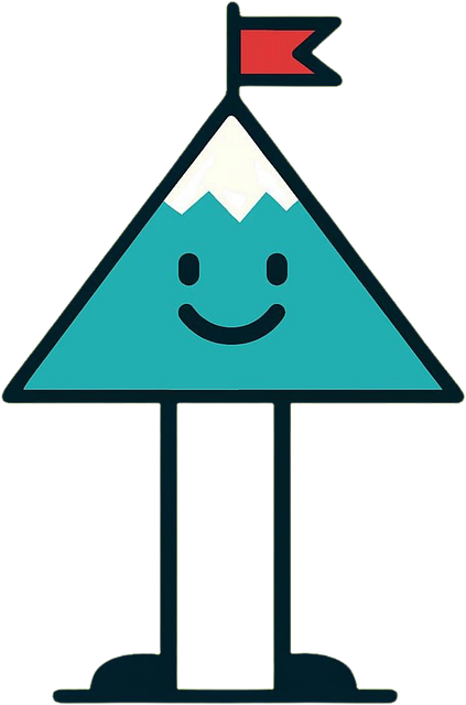 Free ai generated mountain mascot vector