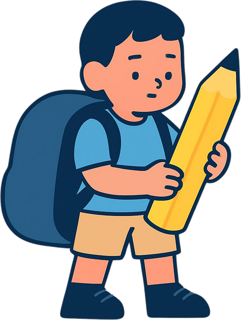 Free school boy child vector