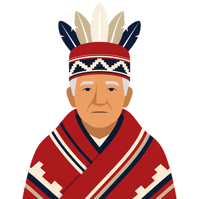 Free elder traditional culture vector