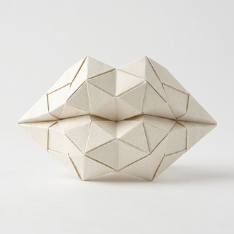 Free Origami Lips illustration and picture