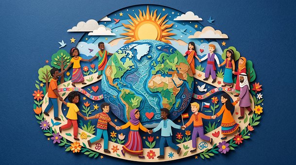 Free Papercut Children illustration and picture
