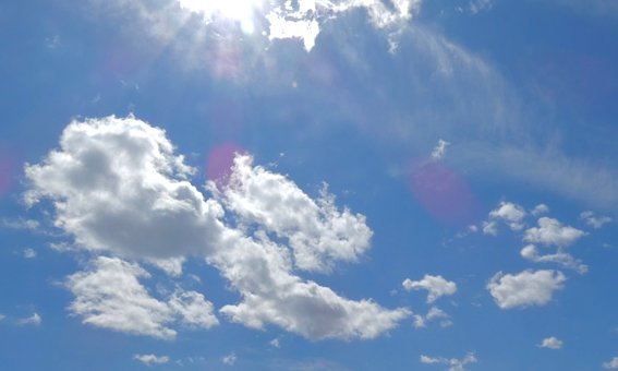 Nubes, Cielo, Cielo Azul, Luz Del Día
