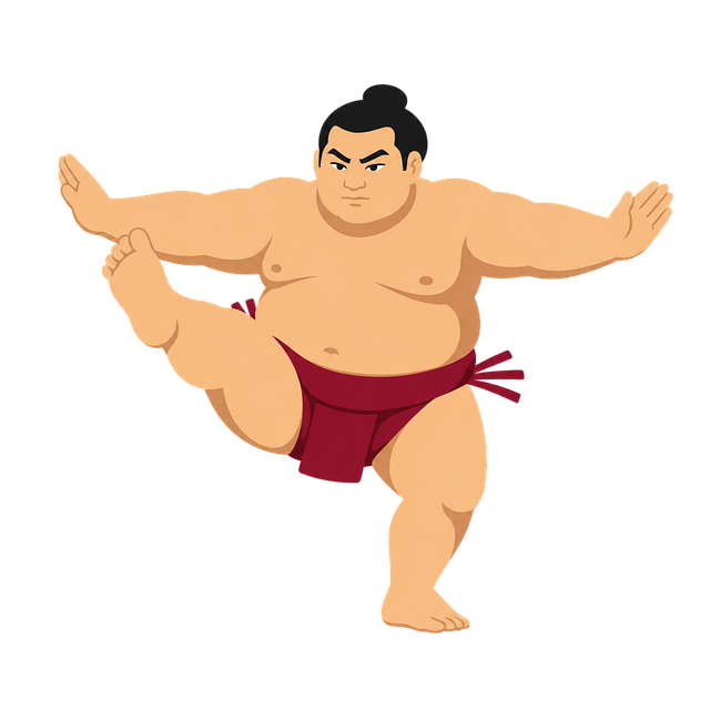 Free sumo sumo wrestler traditional vector
