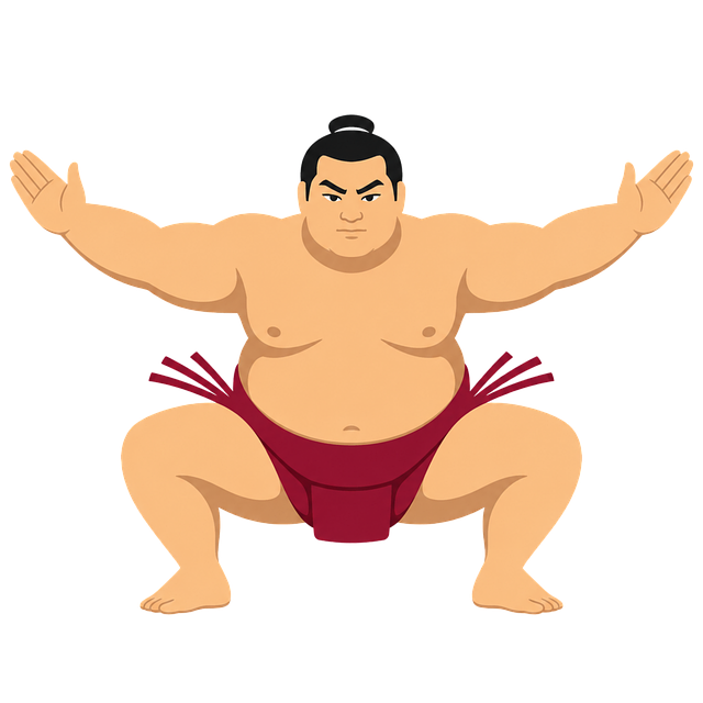 Free sumo sumo wrestler traditional vector