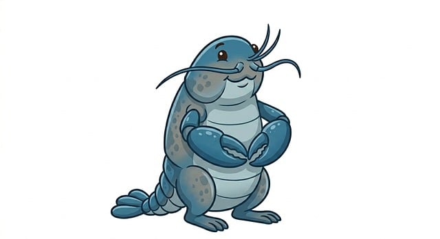 Free Cartoon Character Asian Catfish illustration and picture