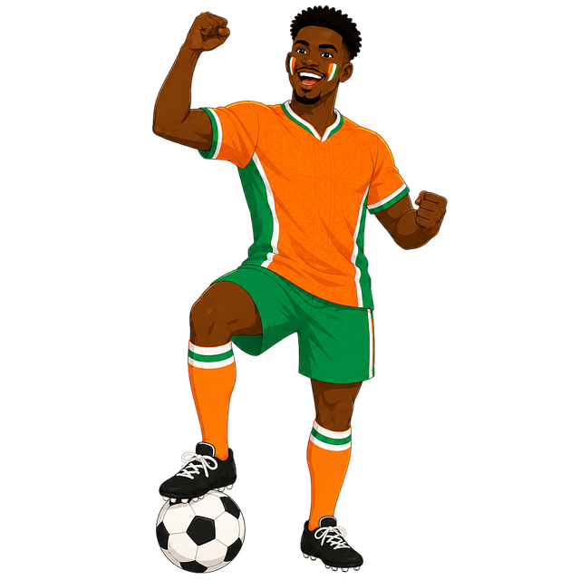 Free fan football smiling vector