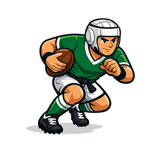 Free rugby rugby player athlete vector