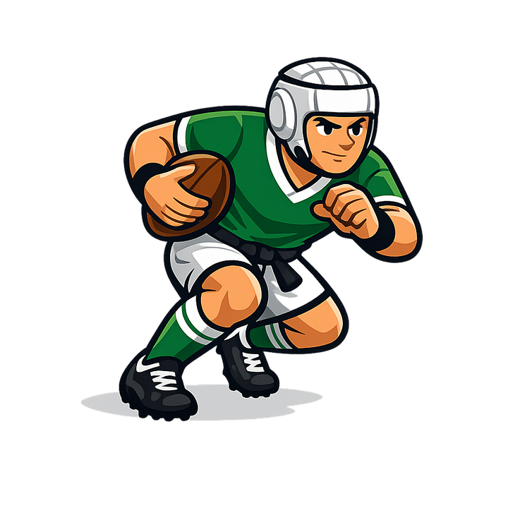 Youth Rugby Vector Download Rugby, Rugby Player, Athlete. Royalty-Free Vector Graphic ...