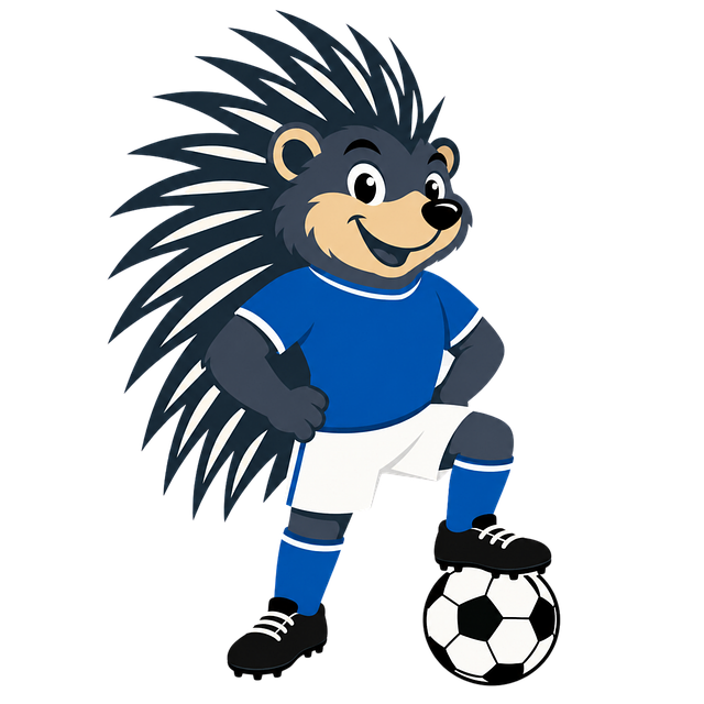Free porcupine italy mascot vector