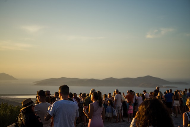 Free Sunset Crowd photo and picture