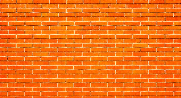 Free Orange Brick Wall Brick Texture photo and picture