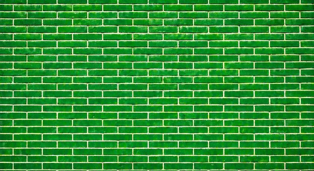 Free Green Brick Wall Brick Texture photo and picture