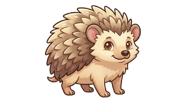Free Hedgehog Drawing illustration and picture