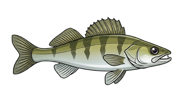 Free Zander Fish illustration and picture