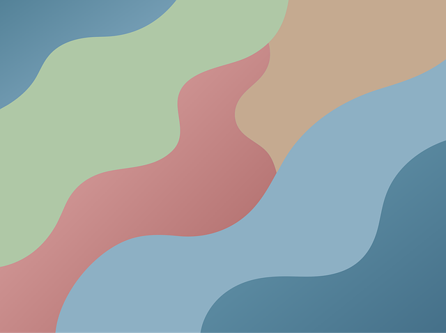 Free abstract wave pattern vector