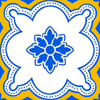 Настенная Плитка, Узор, Керамика, Синий