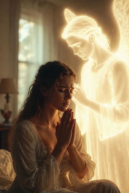 Free Angel Prayer illustration and picture