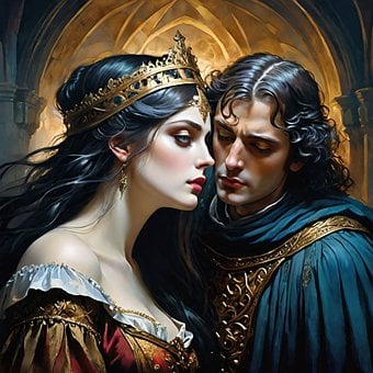 Free Medieval Couple illustration and picture
